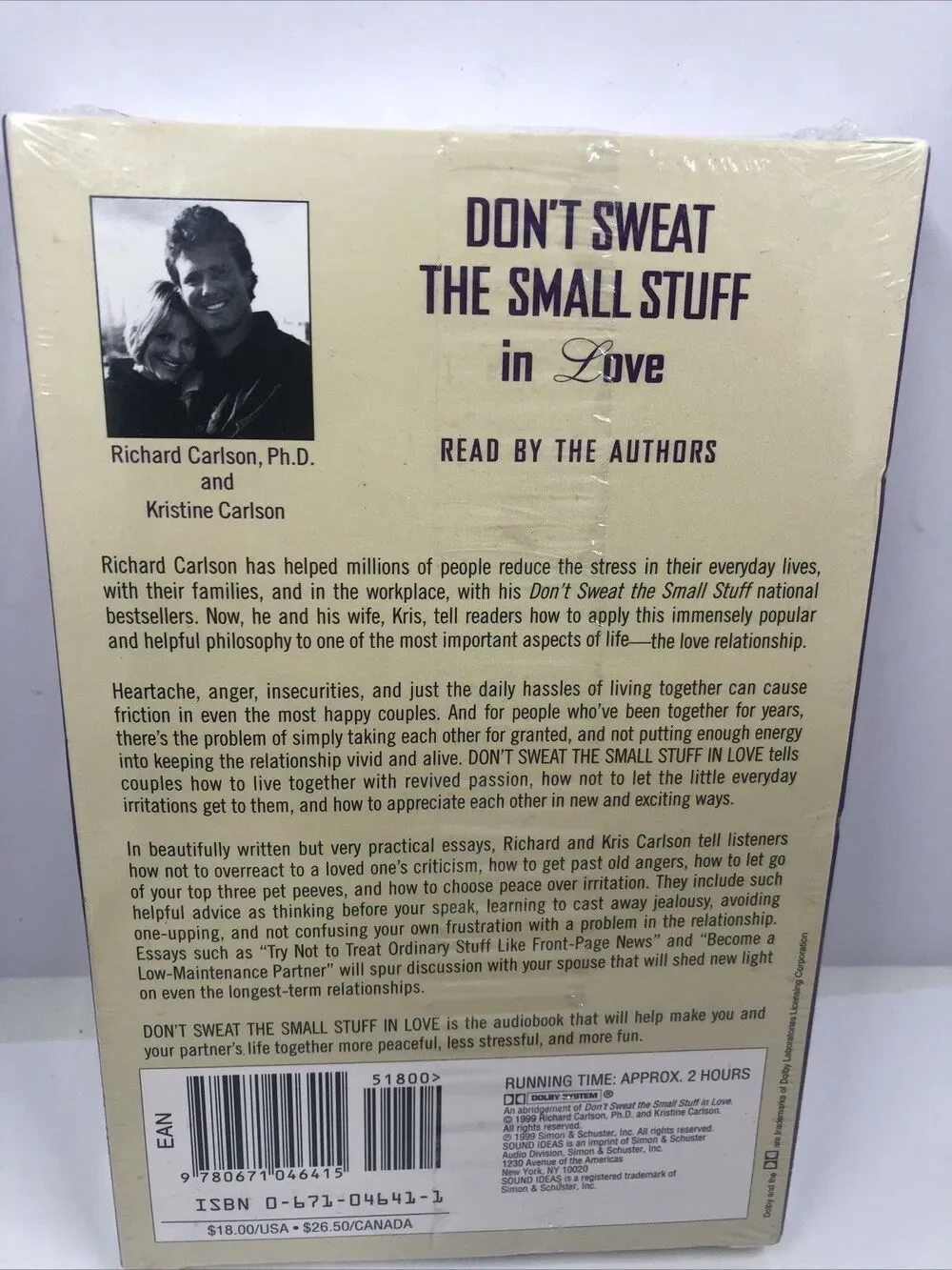 Don't Sweat the Small Stuff in Love : Audio Cassettes